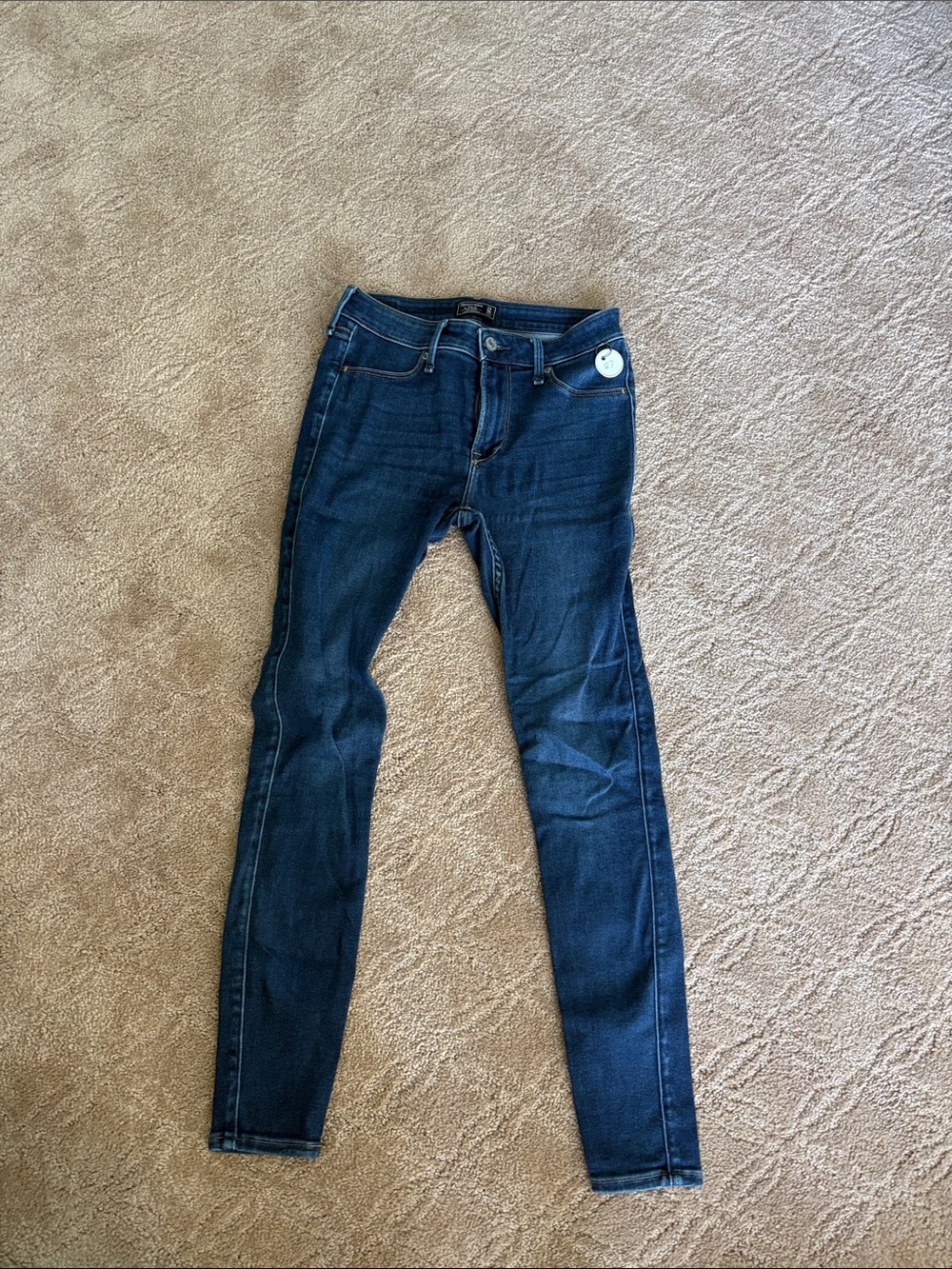 Abercrombie & Fitch Dark Blue Skinny Jeans